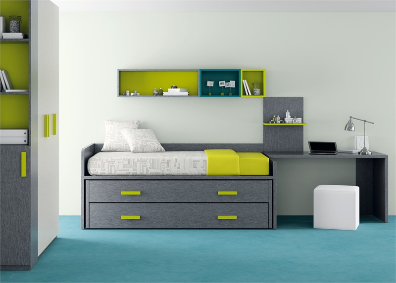 Детская мебель в спокойных тонах фото №1