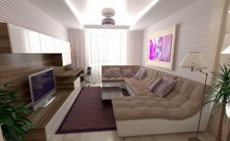 Горка для гостинной с рабочим столом фото №3