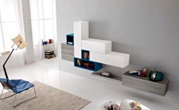 Горка с подвесным комодом фото №3