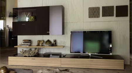 Модульная система с фасадами из стекла