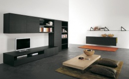 Модульная система темного цвета фото №4