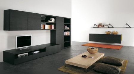 Модульная система темного цвета