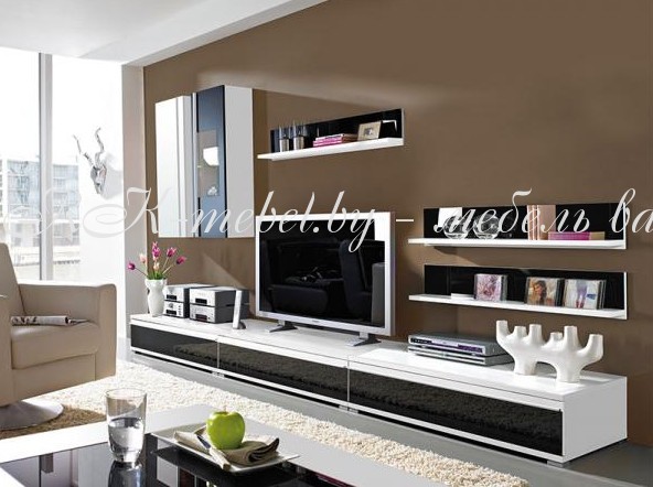 Модульная система черно-белого цвета фото №1