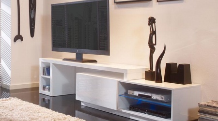 Белая горка для TV