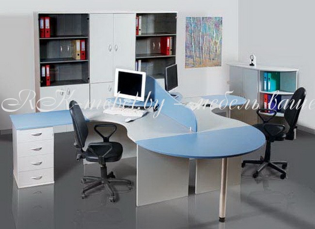 Офисная мебель для четырех человек фото №1