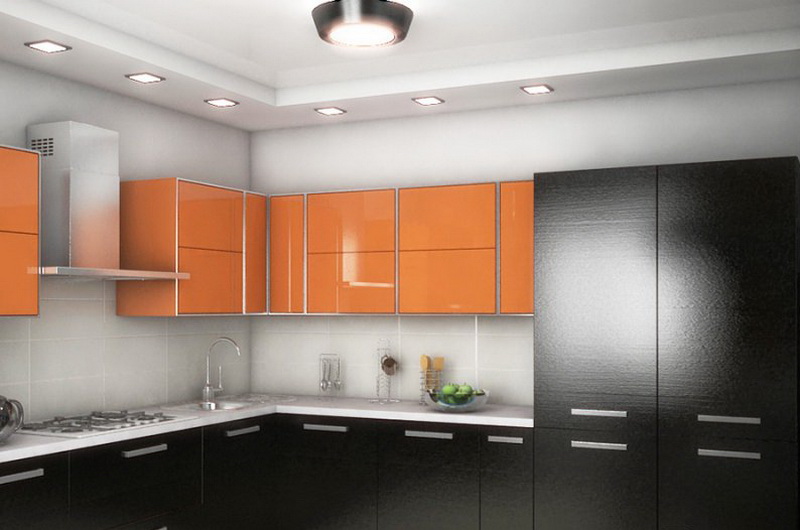 Кухня из пластика угловая фото №1