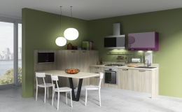 Кухня из пластика угловая фото №1