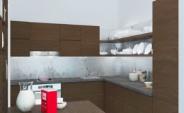 Угловая кухня из лдсп egger фото №4