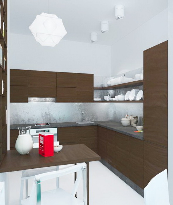 Угловая кухня из лдсп egger фото №1