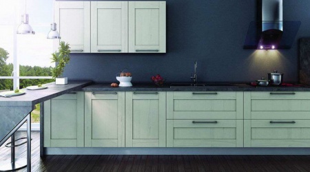 Кухня из массива дуба