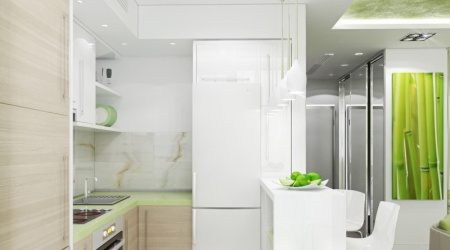 Кухня из пластика эконом класса