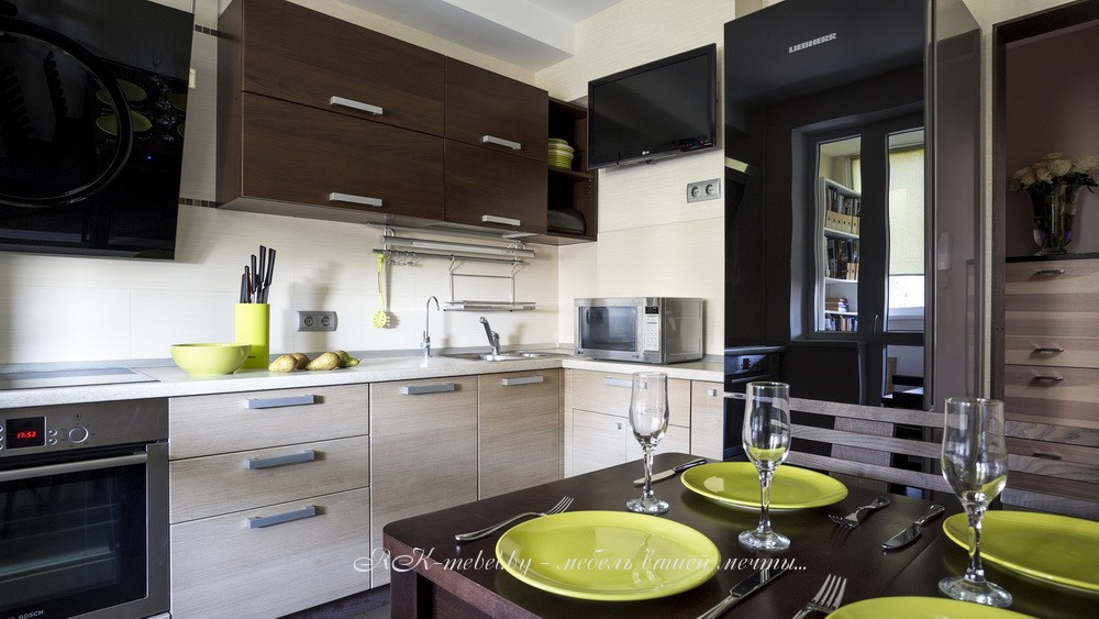 Кухня из ЛДСП EGGER угловая фото №1