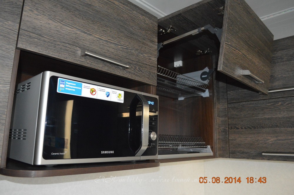 Угловая кухня из ЛДСП EGGER Венге Мали фото №3