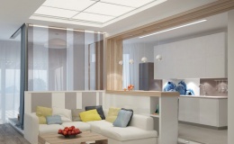 Кухня из пластика белая фото №5