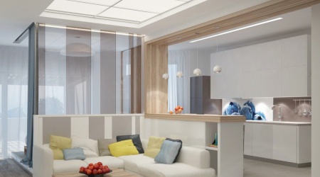 Кухня из пластика белая