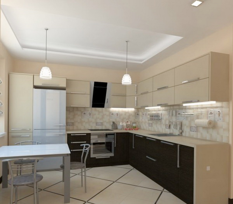 Кухня из пластика коричневая фото №1