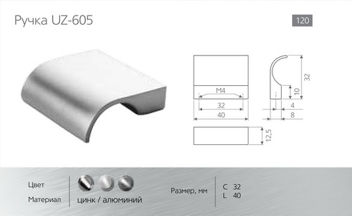 Ручки для мебели фото №40
