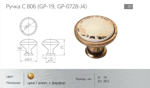 Ручки для мебели фото №50