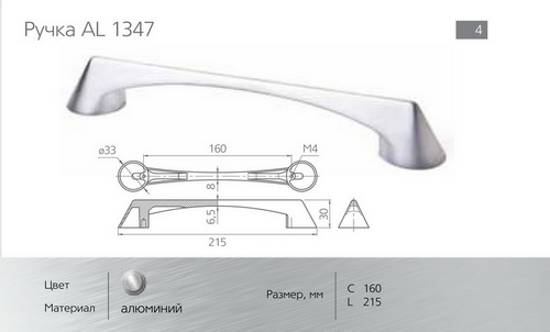 Ручки для мебели фото №112