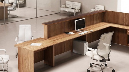 Стойка ресепшн современная