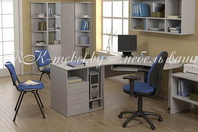 Мебель для персонала серого цвета фото №1