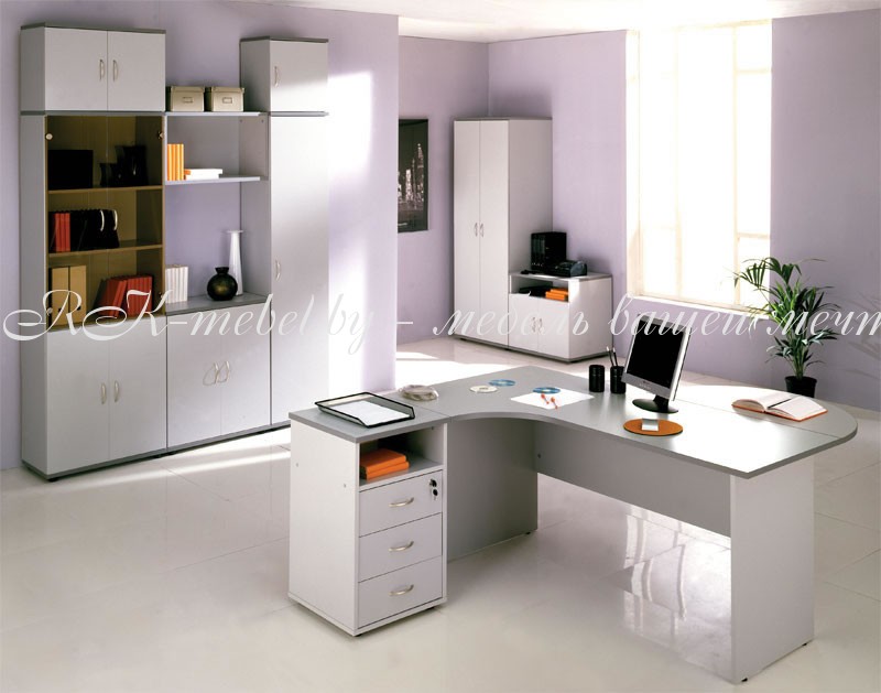 Мебель для офиса белого цвета фото №1