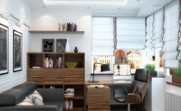 Офисная мебель с фасадами из ЛДСП EGGER фото №3