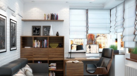 Офисная мебель с фасадами из ЛДСП EGGER